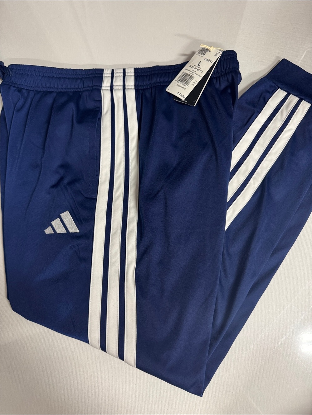 Adidas Joggers Mens Large Navy